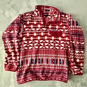 PATAGONIA Synchilla Fleece Print Top L